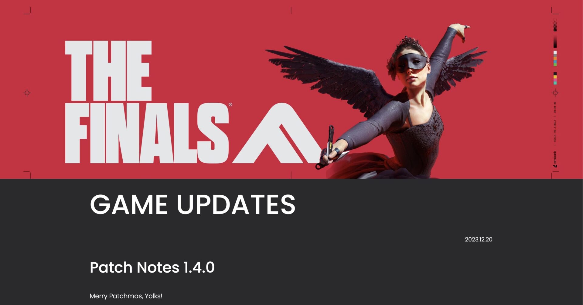 THE FINALS Latest Patch Notes (1.4.1 @ 2024.01.11)